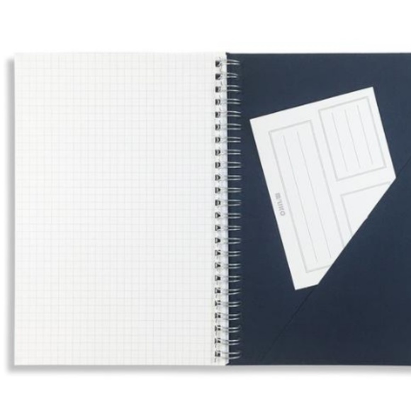 A5 SIZE KRAFT HARDCOVER SPIRAL 4PCS(SQUARE GRID) - Picture 3 of 5